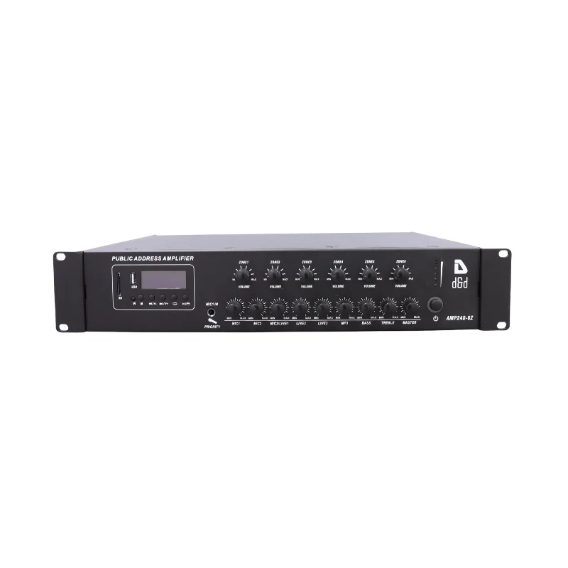 Mixer Amplifier 6 Zone 100 V