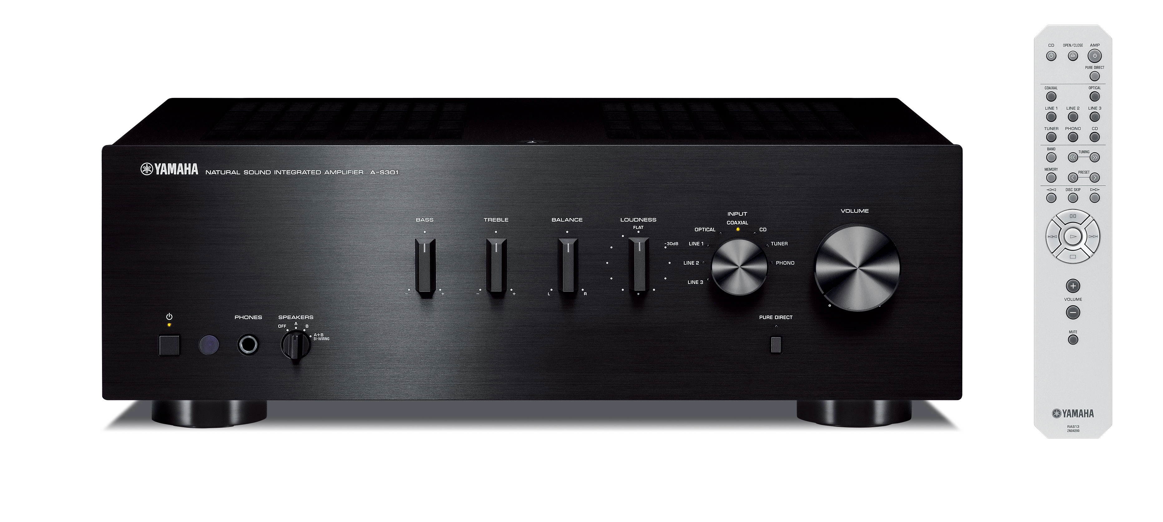Yamaha A-S301 Stereo Amplifikatör  | 60W RMS, DAC, Pure Direct, Hi-Fi Amfi