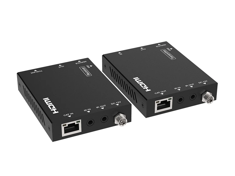 Woxcon 4K HDMI 70 Metre Mesafe Uzatıcı, 4K 60 Hz HDMI 2.0 18G PoC Optik Ses Çıkışı