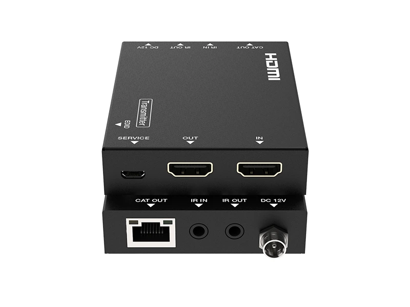 Woxcon 4K HDMI 70 Metre Mesafe Uzatıcı, 4K 60 Hz HDMI 2.0 18G PoC Optik Ses Çıkışı