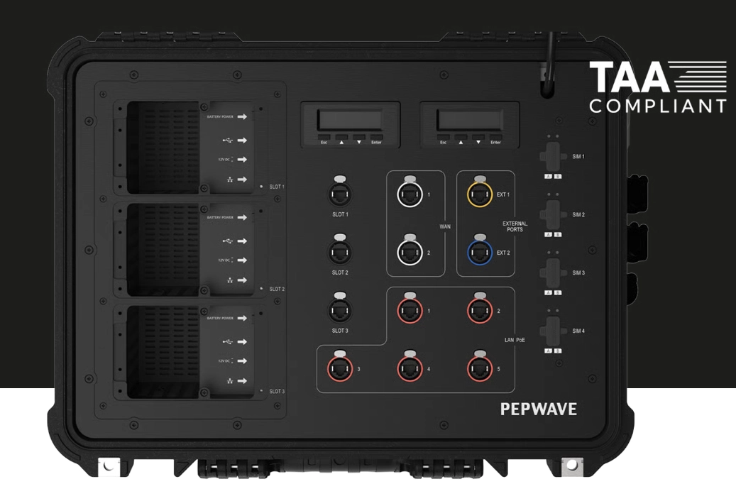 Peplink PDX Rapid Deployment Quad LTE SD-WAN Router 