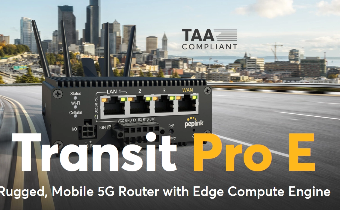 Peplink Transit Pro E Endüstriyel 5G Mobil Router