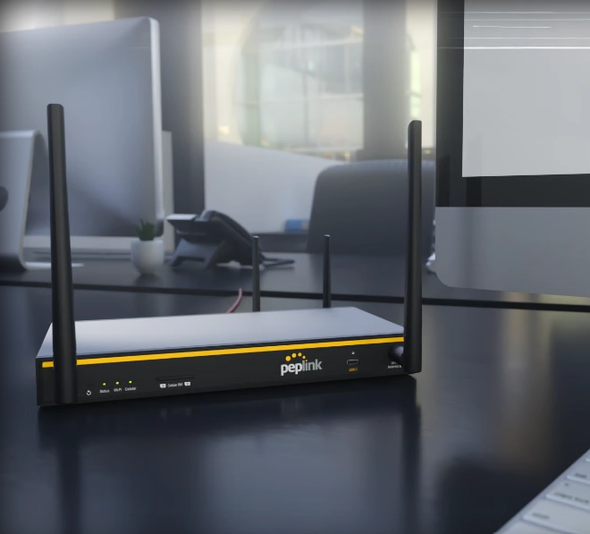 Peplink B One Plus LTE Cellular Backup Wi-Fi 6 Router 