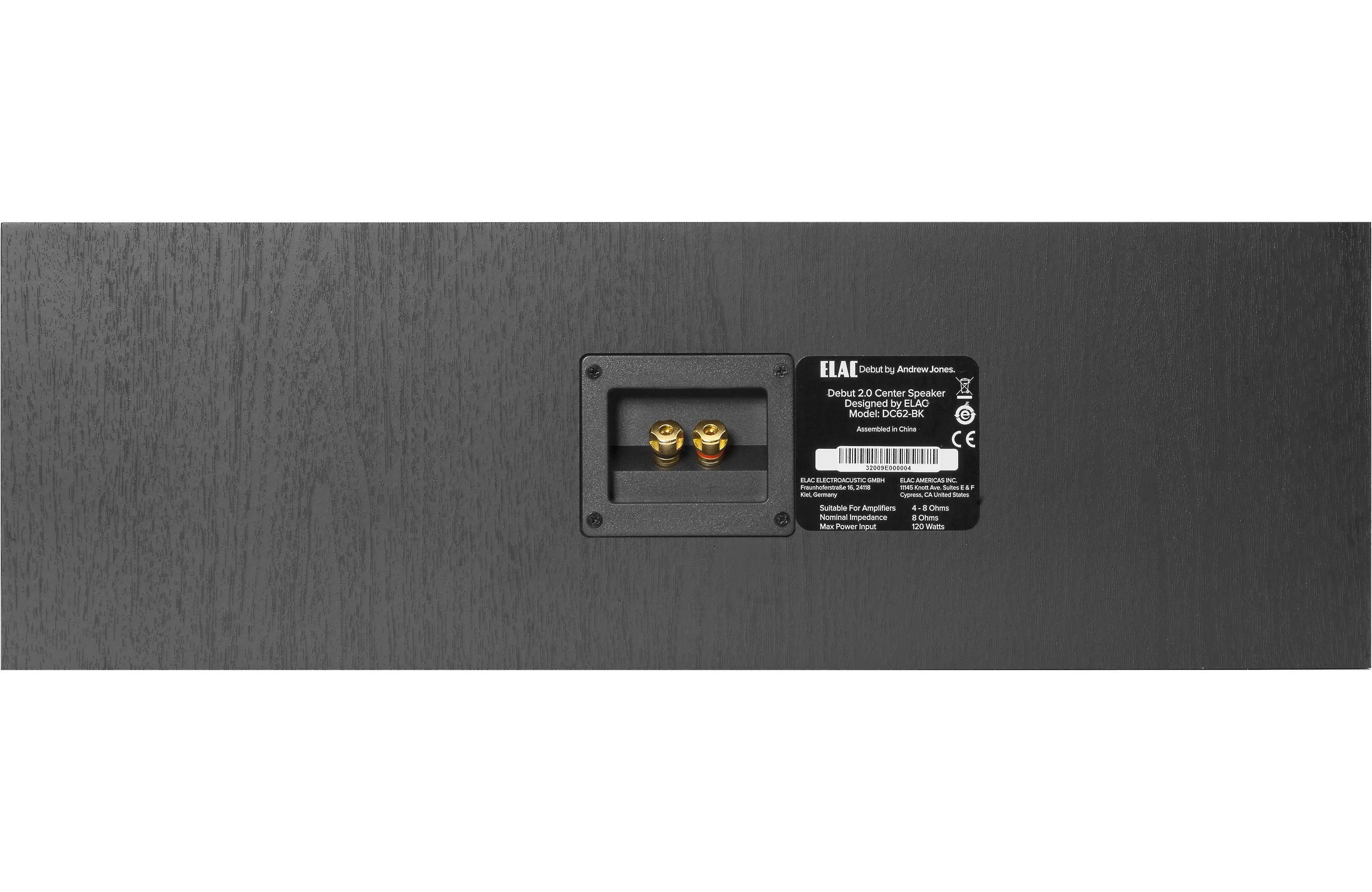 ELAC Debut 3.0 C6.2 Center Channel Speaker