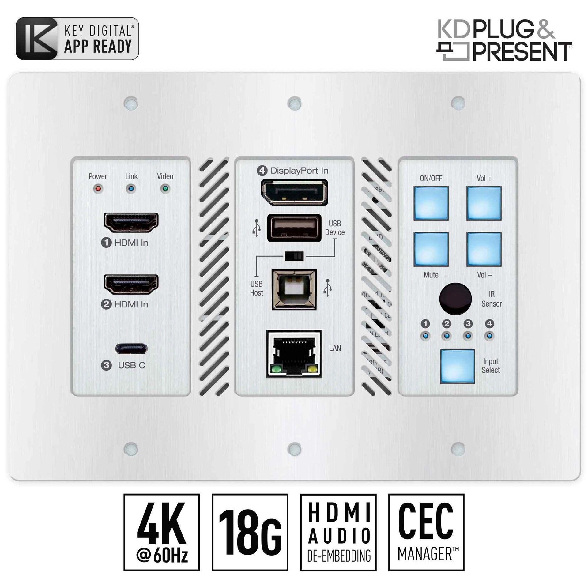 Key Digital KD-X4X1WUTx 4x1 