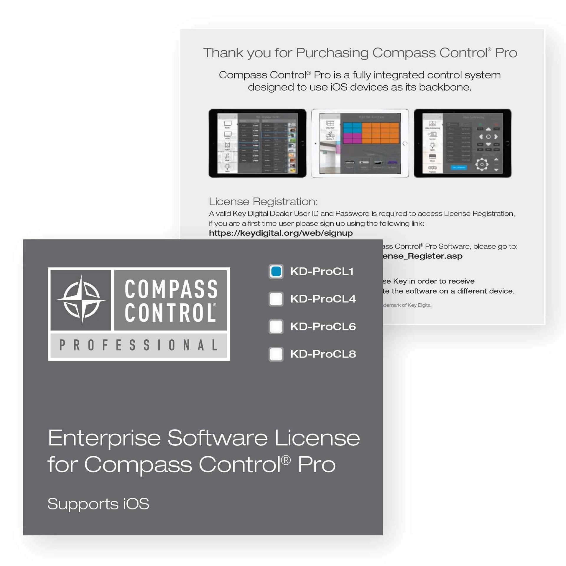 Key Digital KD-ProCL1 Enterprise Software License (1 Unit)