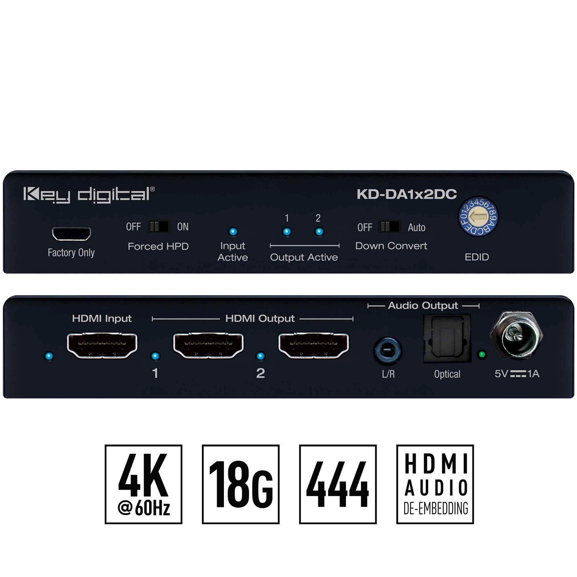 Key Digital KD-DA1X2DC
