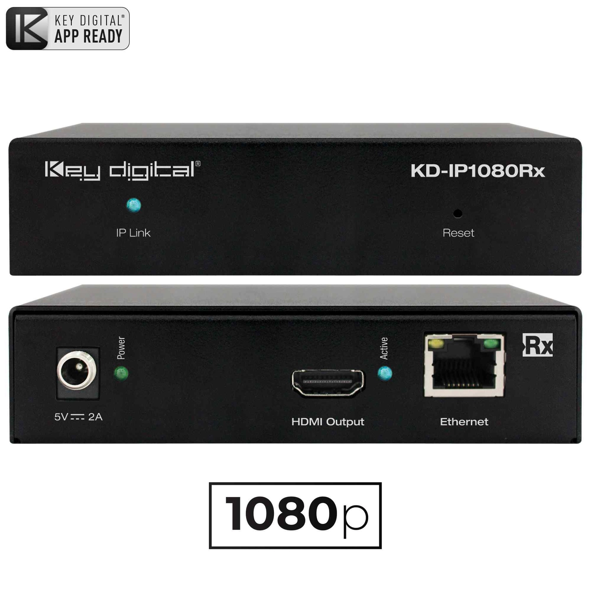 Key Digital KD-IP822DEC 4K UHD AV over IP Decoder