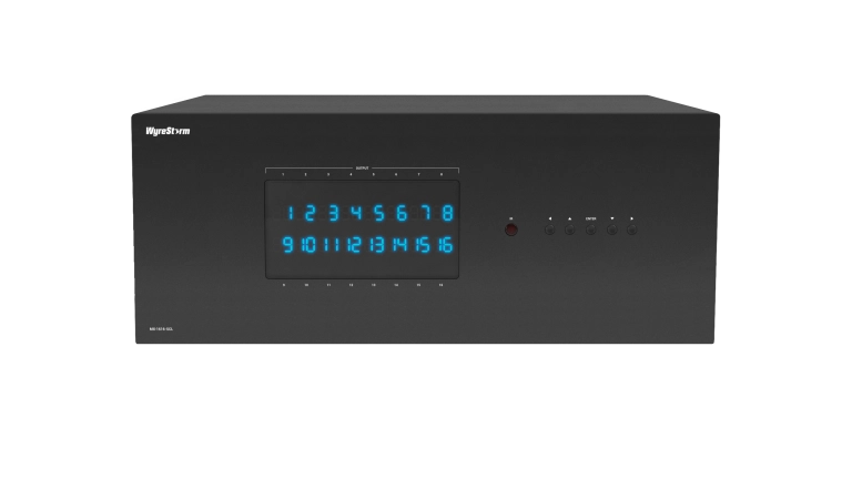 WyreStorm MX-1616-SCL 16 Slot 4K60Hz Seamless Custom Matrix Chassis