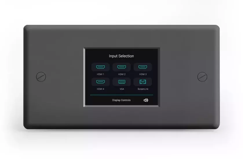 WyreStorm TS-280-EU 2-Gang 2.8’’ Touchscreen Controller