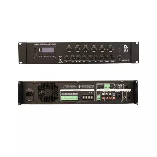 Mixer Amplifier 6 Zone 100 V