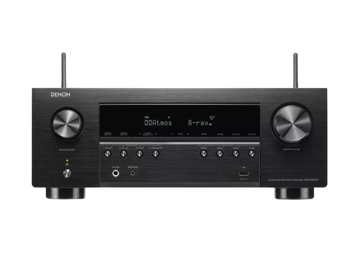 Denon AVR-S970H | 8K Destekli 7.2 Kanal AV Receiver | Dolby Atmos & HEOS