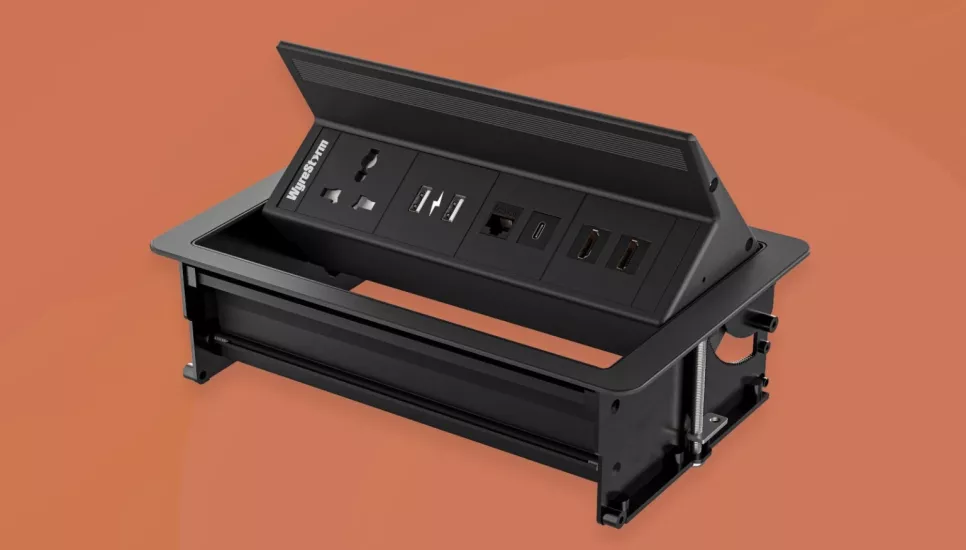 WyreStorm IDB-400-MS-C Flip-Up In-Desk Connectivity (Customizable)