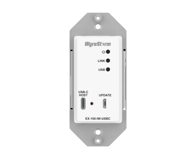 WyreStorm EX-100-IW-USBC USB 3.2 In-Wall HDBaseT Extender Kit