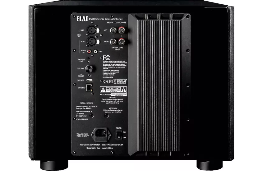 ELAC VARRO DS1000-GB Dual Reference 10” Subwoofer