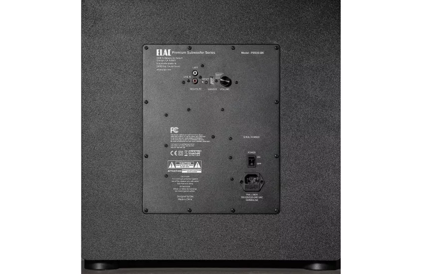 ELAC VARRO PS500-BK 15” Premium Subwoofer