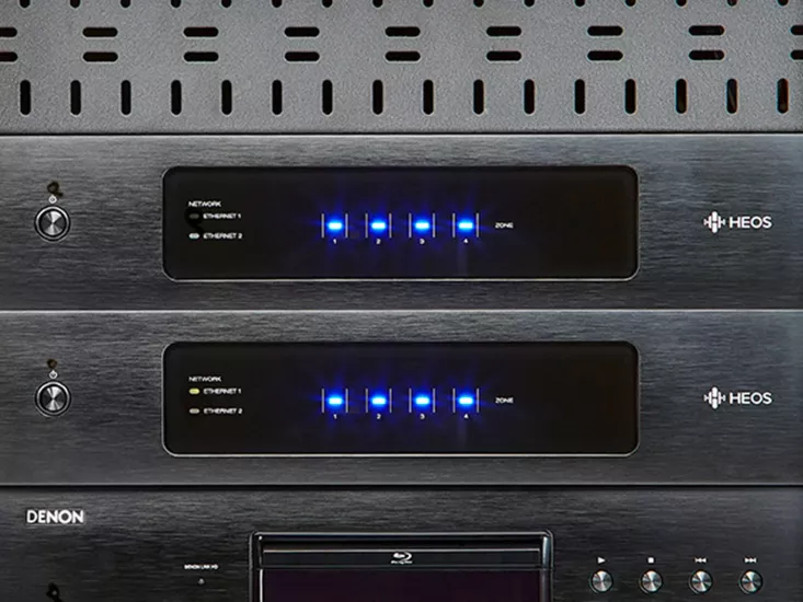 Denon HEOS Drive HS2 | 4 Bölge, 8 Kanal Class-D Amplifikatör | HEOS Built-in