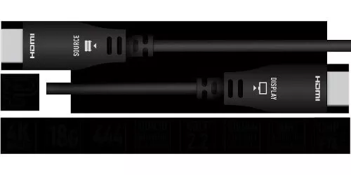 Key Digital KD-AOCH66P 66FT Active Optical HDMI Cable (Plenum Rated)
