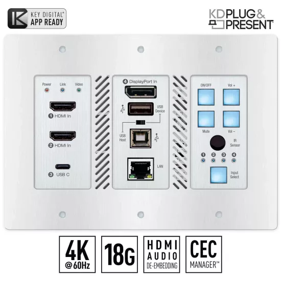 Key Digital KD-X4X1WUTx 4x1 
