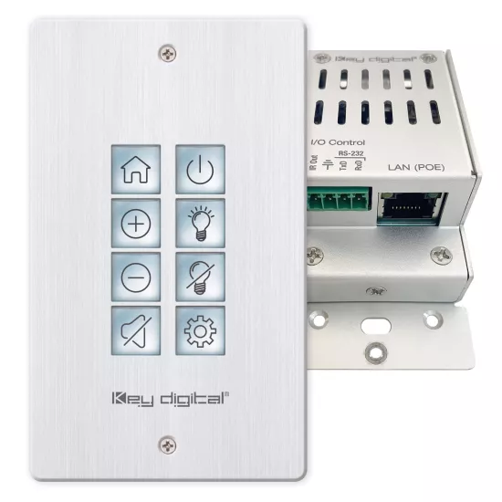 Key Digital KD-WP8-3 IP Control Wall Plate Keypad