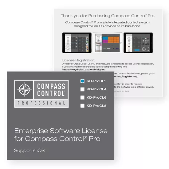 Key Digital KD-ProCL1 Enterprise Software License (1 Unit)