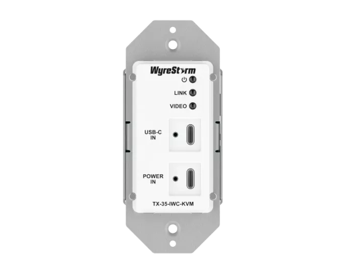 WyreStorm TX-35-IWC-KVM USB-C Single Gang In-Wall HDBaseT™ Transmitter