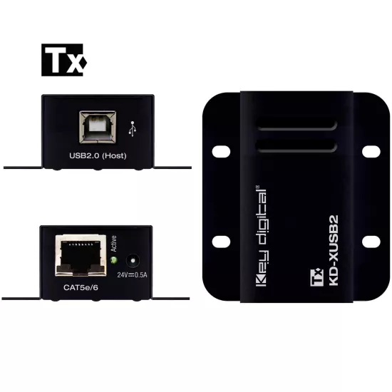 Key Digital KD-XUSB2 USB 2.0 over CAT Extender Kit