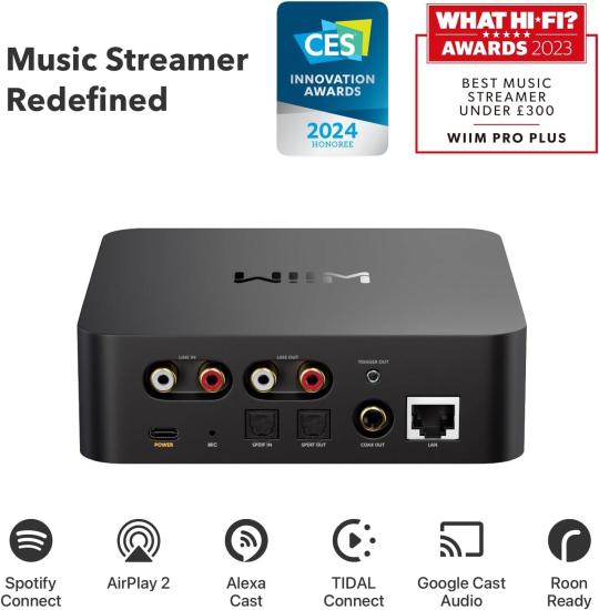 WiiM Pro Plus Network Streamer