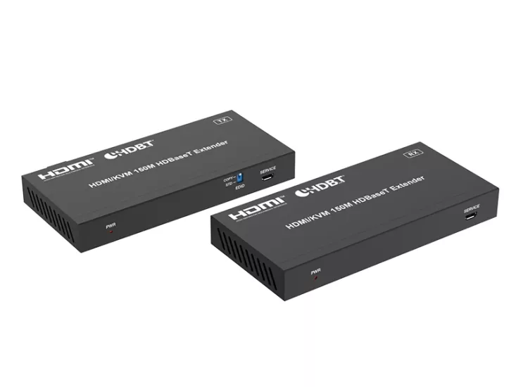 HDMI ve USB KVM 18Gbps HDBaseT 150 Metre Extender