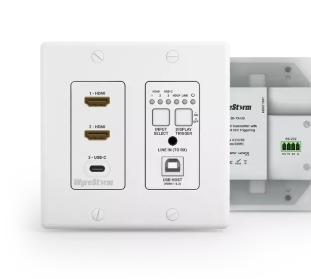 WyreStorm SYN-KIT-130-EU 3-Input In-Wall Presentation Kit (EU)