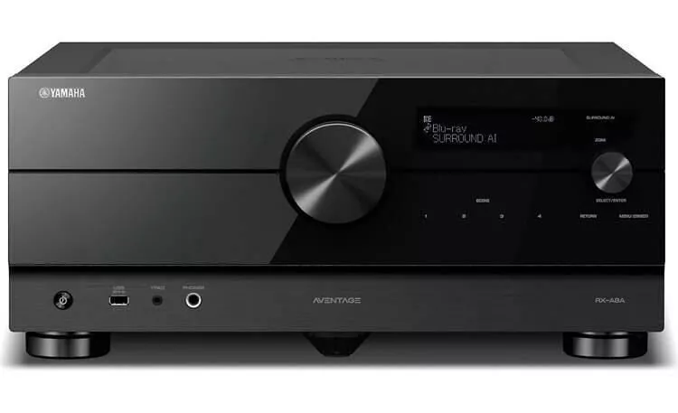Yamaha RX-A8A | 11.2 Kanal Ultimate AVENTAGE Surround Receiver | SURROUND:AI™ | 7x HDMI (8K/60Hz)