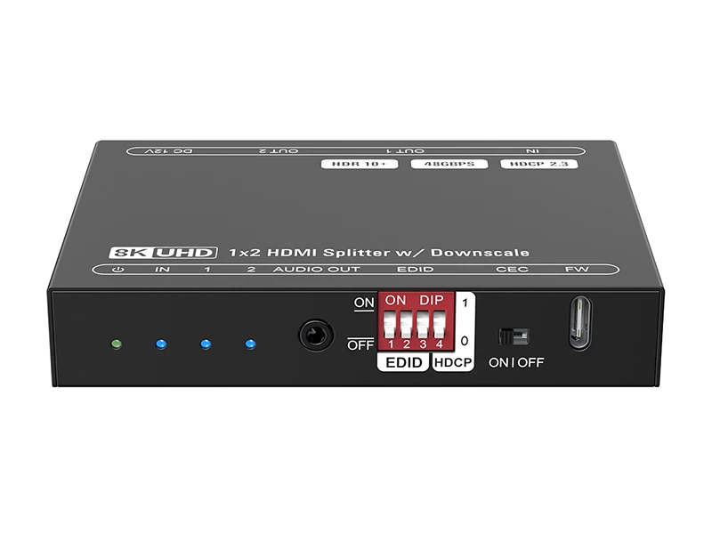 Woxcon HDMI 2.1 8K 60 Hz 1×2 Görüntü Çoğaltıcı