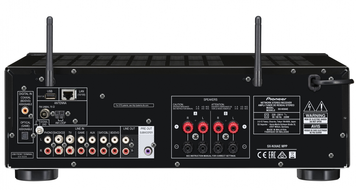 Pioneer SXN30AE Stereo Network Amplifikatör