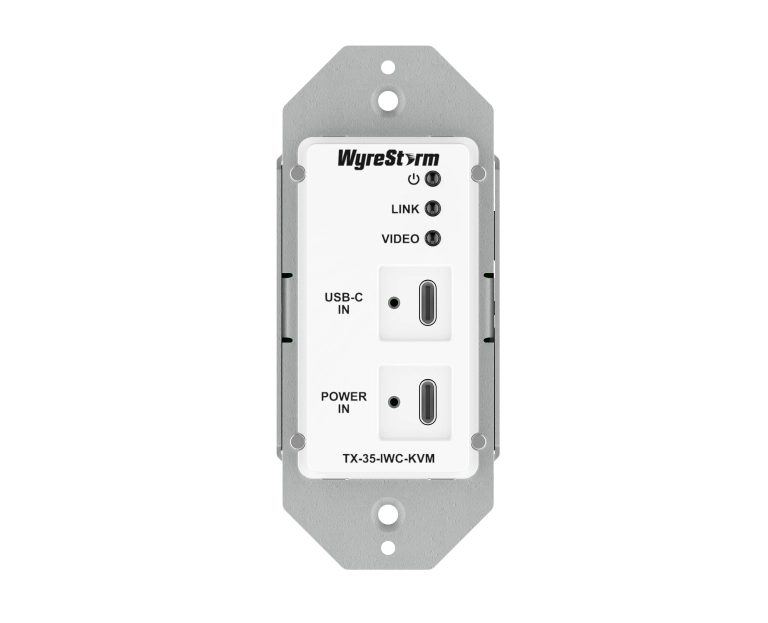 WyreStorm TX-35-IWC-KVM USB-C Single Gang In-Wall HDBaseT™ Transmitter