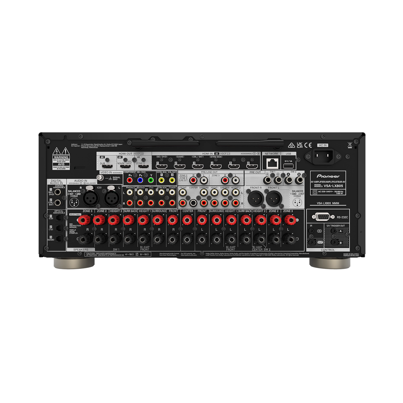 Pioneer VS-ALX805 11.4 Kanal Sİnema Amplifier