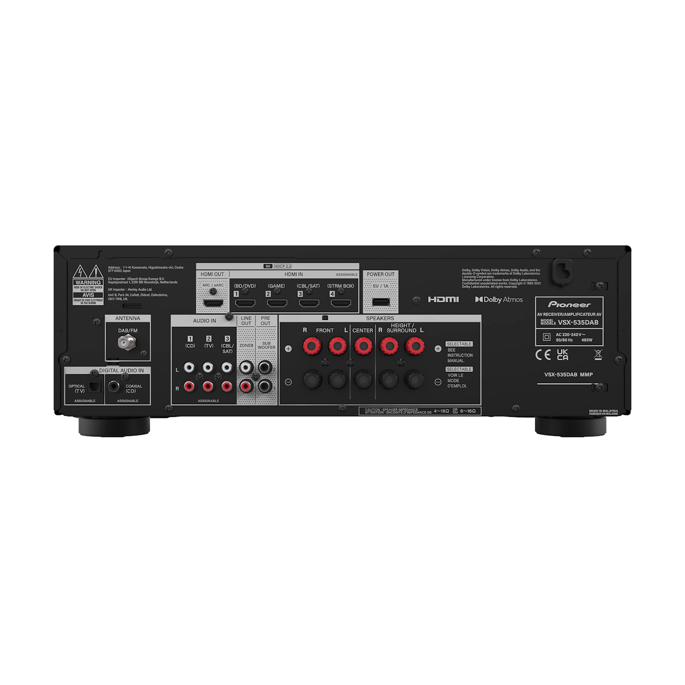 Pioneer VSX 535D Sinema Amplifikatör