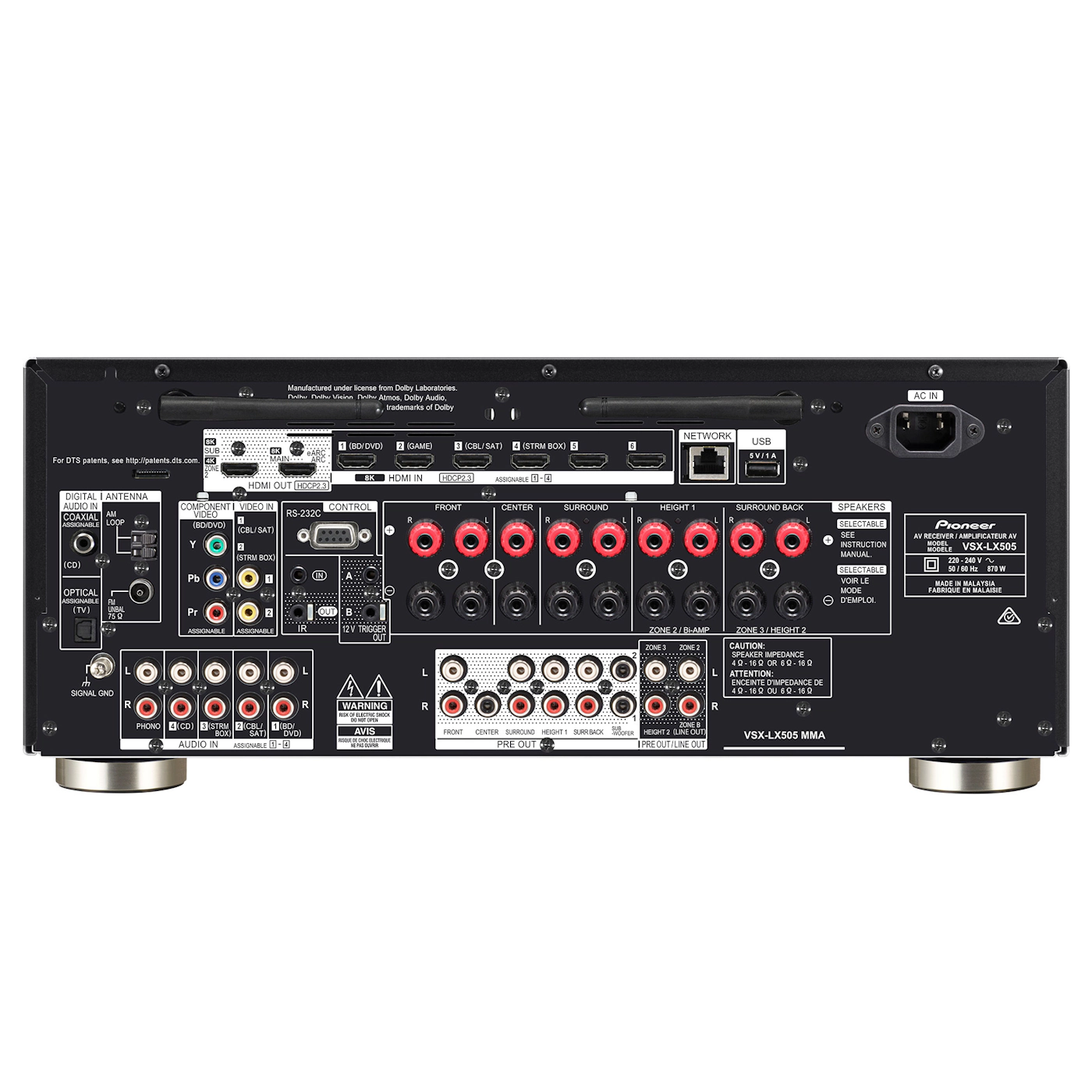 Pioneer VSX-LX505 Sinema Amplifikatörü
