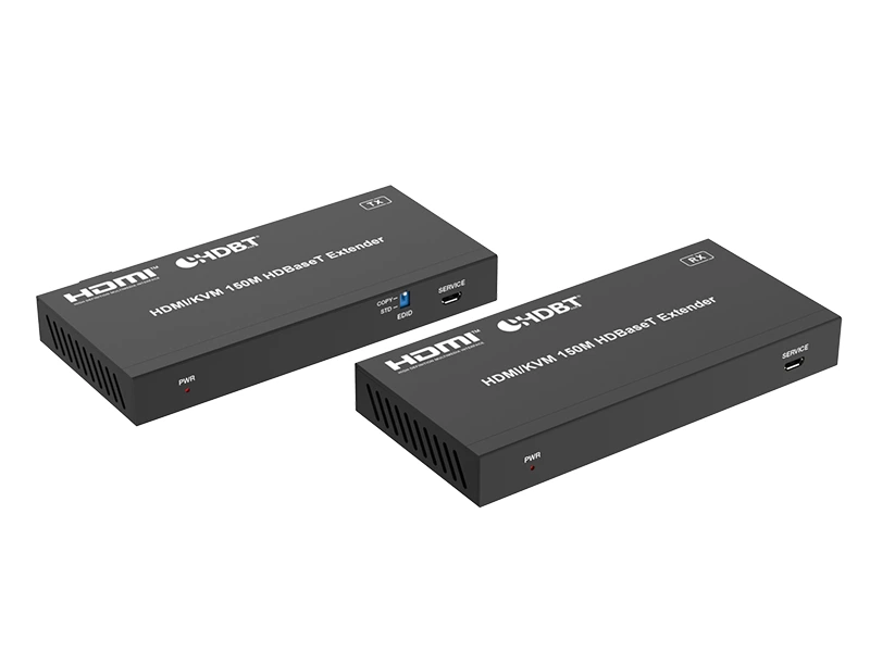 Woxcon HDMI ve USB KVM 18Gbps HDBaseT 150 Metre Extender