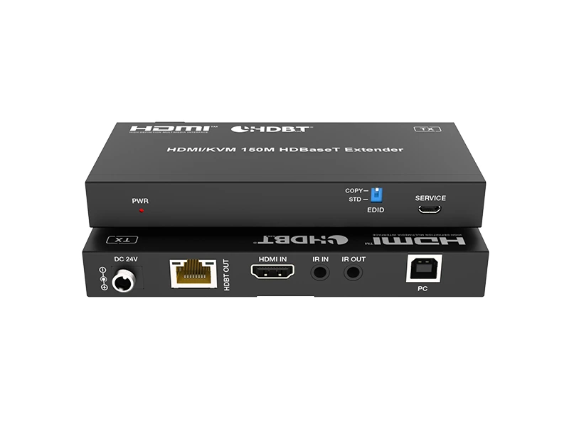 Woxcon HDMI ve USB KVM 18Gbps HDBaseT 150 Metre Extender