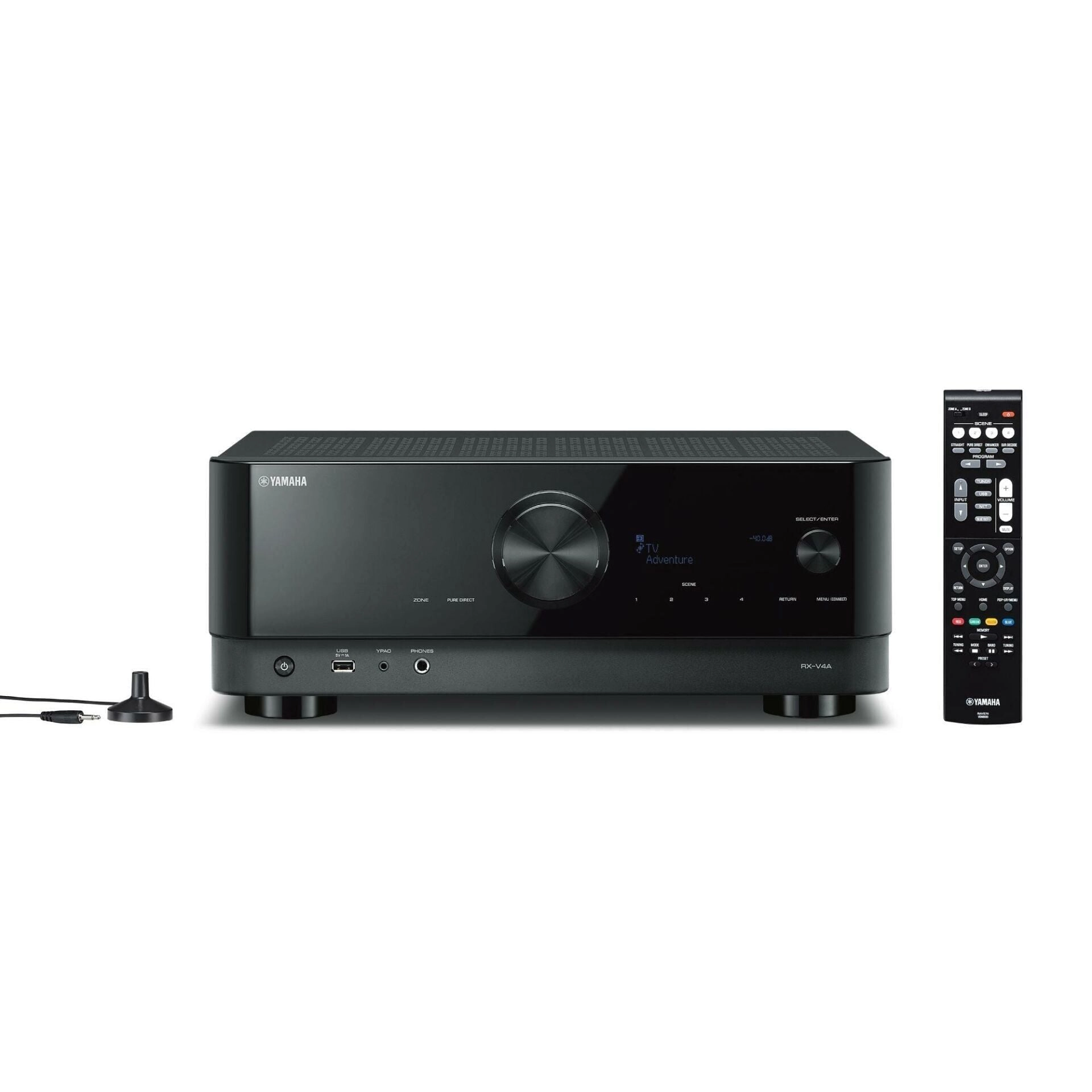 Yamaha RX-V4A | 5.2 Kanal AV Alıcısı | CINEMA DSP 3D | 4x HDMI Giriş / 1x Çıkış