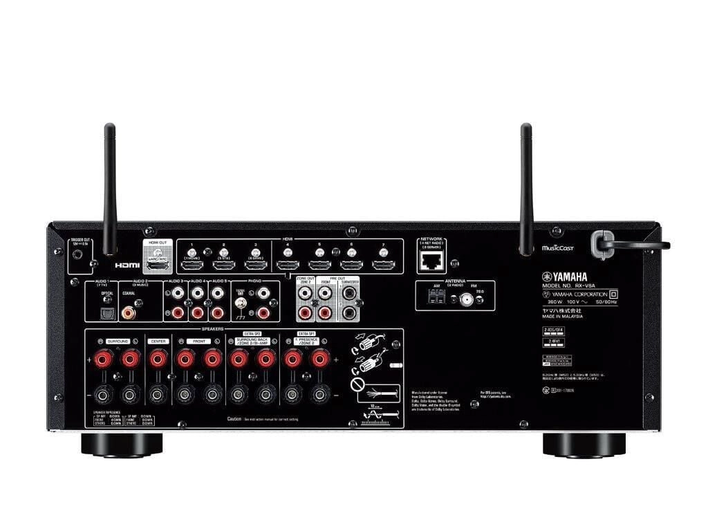 Yamaha RX-V6A | 7.2 Kanal 8K AV Receiver | CINEMA DSP 3D | Dolby Atmos | 7x HDMI